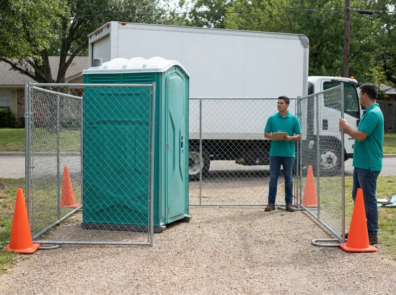 Temporary Site Perimeter Fencing in Shepherd, TX